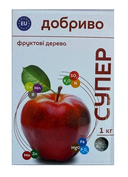 Гранульоване добриво Супер фруктові дерева 1кг, Сімейний сад