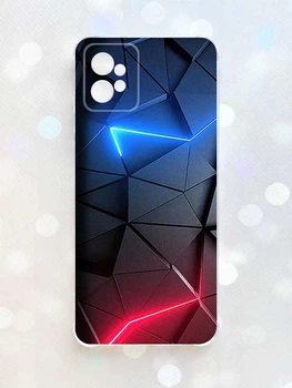 Чехол с утолщёнными углами на Motorola Moto G32 :: Рельефный фон (принт 36)