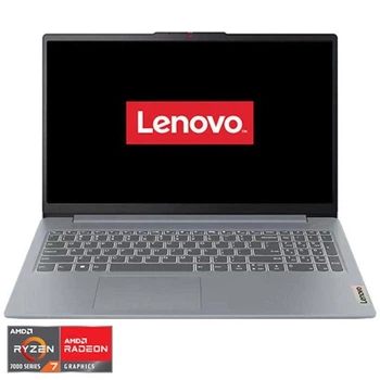 Ноутбук Lenovo IdeaPad Slim 3 15ABR8, (82XM0054RM) 15,6" FHD / AMD Ryzen 7 7730U / RAM 16 ГБ / SSD 512 ГБ / Без ОС / сірий