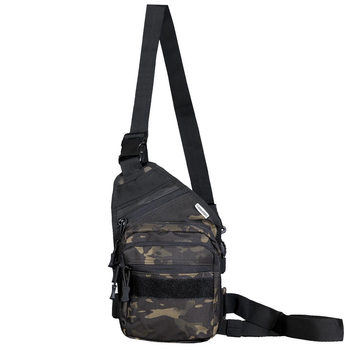 Тактична CamoTec сумка Gunner Sling Multicam Black чорний мультикам