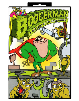 Игра RMC Mega Drive Boogerman: A Pick and Flick Adventure 90х Английская Версия Без Мануала Б/У