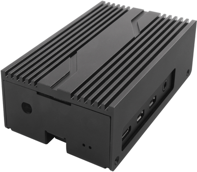 Корпус SilverStone SST-PI02 для Raspberry Pi 4 Model B Black (SST-PI02)