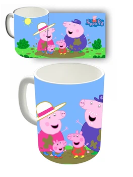 Чашка белая Свинка пеппа Peppa Pig (z0594)
