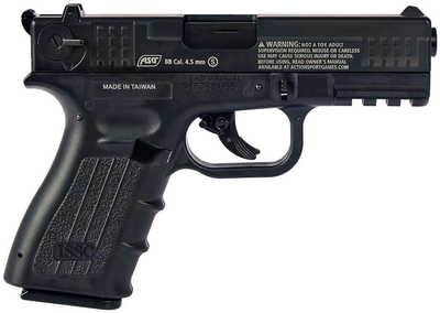 Пневматичний пістолет ASG ISSC M22 Black Blowback