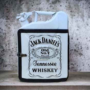 Подарочная канистра мини-бар с дозаправкой 10л Jack Daniels, uwest, Белая