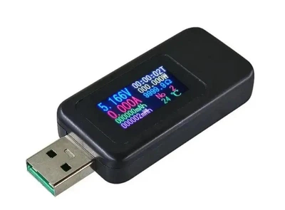 USB Тестер ємності акумулятора Keweisi KWS-MX18L Black
