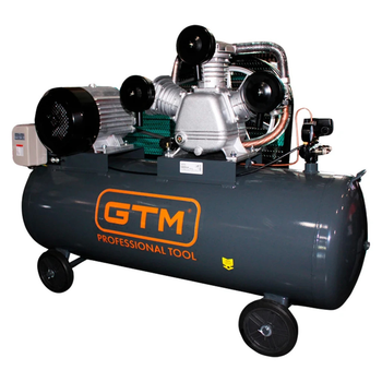 Компрессор GTM 7,5кВт, 10бар, 220л, 1100/900л/мин, 380В (KC3090-220L)
