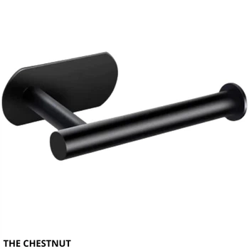 Держатель туалетной бумаги, титановый, черный The Chestnut
