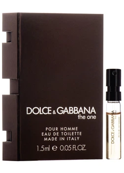 Пробник Туалетная вода для мужчин Dolce & Gabbana The One for Men, 1.5 мл (8057971181667)