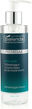 Освежающий гель для умывания для мужчин - Bielenda Professional SupremeLab For Men Refreshing Gel Cleanser 200ml (1208332-139646)