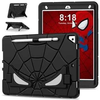 Чехол STR Spider Apple iPad Pro 10.5" детский с подставками Spiderman Black