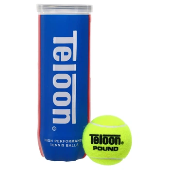 Мячи для большого тенниса Teloon Tour Pound Balls 818-3 3 мяча в комплекте