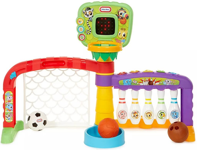 Kompleks sportowy dla dzieci Little Tikes 3 in 1 Sports Zone interaktywny (0050743643224)
