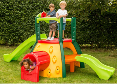 Plac zabaw dla dzieci Little Tikes Double Decker Super Slide Climber Evergreen (0050743799648)