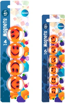 Набір магнітів Centrum Smile 20 мм/40 мм 6 + 4 шт (2000998479978)
