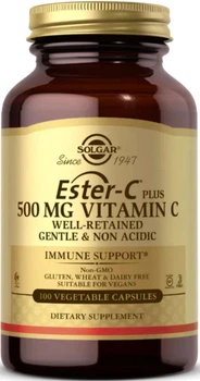 Вітамін С плюс (естер С) Solgar Ester-C plus 500 мг Vitamin C 100 капсул