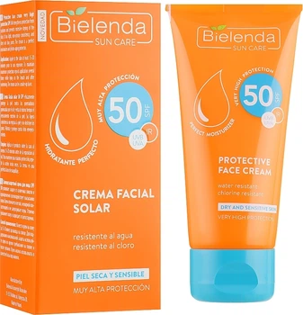Сонцезахисний крем для обличчя Bielenda Bikini Perfecting Tinted Face Cream SPF50 50ml (50ml) (844208-767056-2)