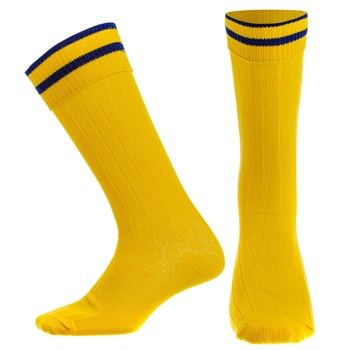 Гетри футбольні юніорські Zelart Pro Action Sport 5602 32-39 Yellow-Blue