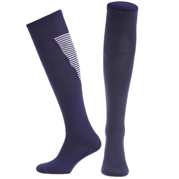 Гетры футбольные мужские Zelart Pro Action Sport 512 размер 40-45 Dark Blue-White