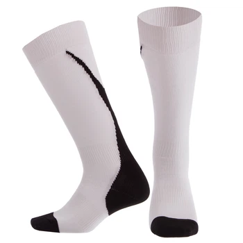 Гетры футбольные юниорские Zelart Pro Action Sport 04M размер 32-39 White-Black