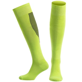 Гетры футбольные мужские Zelart Pro Action Sport 512 размер 40-45 Green-Black