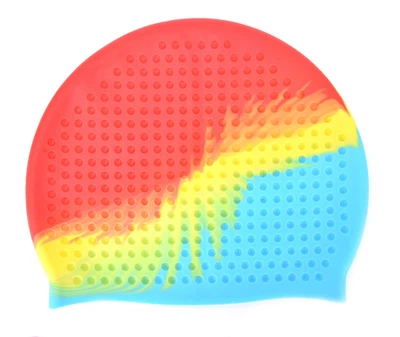 Шапочка для плавания на длинные волосы Final Silicone My Fit 01 разноцветная