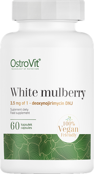 Харчова добавка OstroVit White Mulberry VEGE 60 капсул (5903246227239)