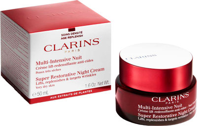 Нічний крем для обличчя Clarins Super Restorative 50 мл (3666057064555)