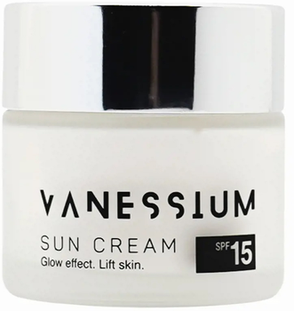 Сонцезахисний крем для обличчя Vanessium Sun Illuminating Glow Effect Lift Skin SPF15 50 мл (8437024160144)