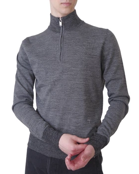 Светр чоловічий TRUSSARDI JEANS (52M00627-0F000692-E151/24-25) Сірий M