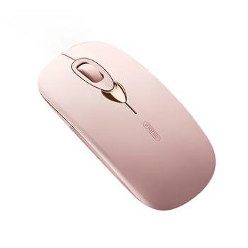 Мышь INPHIC Q8 беспроводная с Bluetooth подключением и 2400 DPI, milk tea