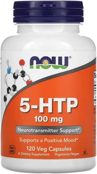 Для покращення настрою NOW 5-HTP 100 mg 120 капс