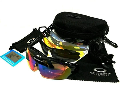 Очки OAKLEY Sports Black 5 Линз.100% Поляризация (RG6GEY)