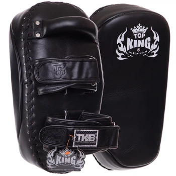 Пады для тайского бокса Тай-пэды 40x21x11см кожа TOP KING Ultimate цвет черный TKKPU-XL