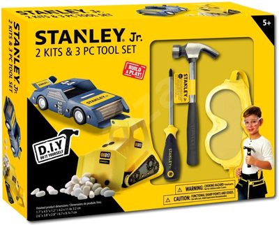 Ігровий набір Stanley Jr 2 Kits and 3 Pc Tool (7290017511504)