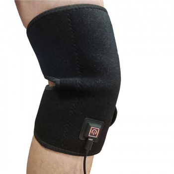 Наколінник з підігрівом та регулюванням температури з роботою від usb Бандаж на колінний суглоб з підігрівом