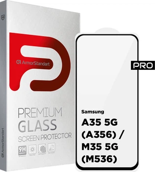 Защитное стекло ArmorStandart Pro для смартфона Samsung Galaxy A35 5G (A356)/M35 5G (M536) Black (ARM74347)