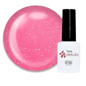Гель-лак Nails Molekula Insta I05 рожева фуксія з блискучими шиммерами 6 мл (8479350743110)