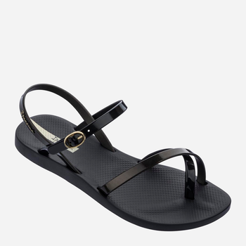 Sandały damskie płaskie Ipanema Fashion Sandal 39 Czarne (7909510726789)