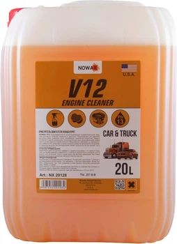 Очисник поверхні двигуна Nowax V12 Engine Cleaner концентрат 1:10 20 л (NX20128)