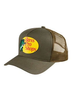Рыбацкая кепка Bass Pro Shops Mesh Cap хаки