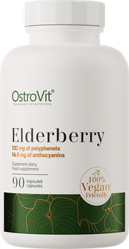 Харчова добавка OstroVit Elderberry 90 капсул (5903933904399)