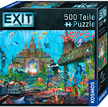 Puzzle Kosmos Exit The Key to Atlantis 68 x 48 cm 500 elementów (4002051683962)