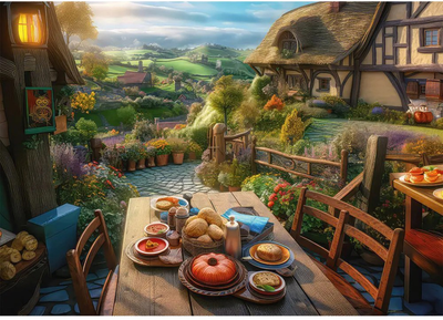 Puzzle Schmidt Breakfast With A View 69.3 x 49.3 cm 1000 elementów (4001504597634)