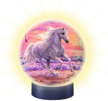 3D Пазл Ravensburger Horses On The Beach 17 см 72 деталі (4005556118434)