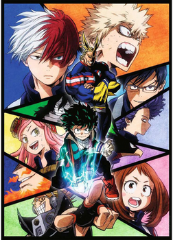 Puzzle Ravensburger My Hero Academia 70 x 50 cm 1000 elementów (4005556175307)