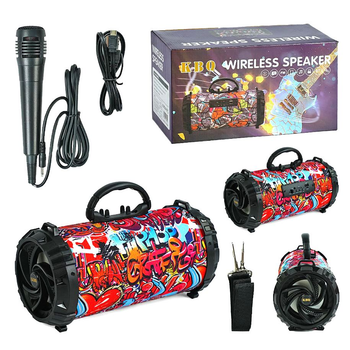 Колонка караоке з мікрофоном підсвічування MIC (C65433) (241651)