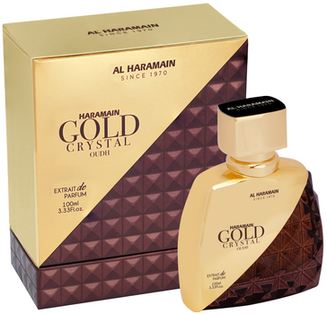 Perfumy unisex Al Haramain Gold Crystal Oudh 100 ml (6291106813524)