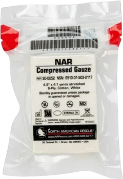 Бинт для тампонады North American Rescue Compressed Gauze (30-0052)