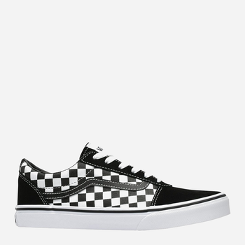 Tenisówki męskie do kostki Vans Ward Checkered 46 (12US) Czarny/Biały (191931306016)